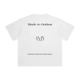 Made to Outlast T-Shirt – First Edition – White - Oversized