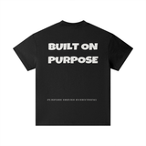 Built on Purpose Tee – First Edition - Black - Oversized