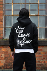 Leave a Legacy Boxy Hoodie – Black
