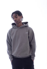 Move in Silence Fleece Boxy Hoodie – First Edition Grey -Oversized