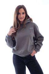 Built on Purpose Fleece Boxy Hoodie – First Edition Grey -Oversized