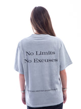 No Limits, No Excuses T-Shirt – Legacy Edition - Ash Grey - Oversized