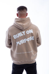 Built on Purpose Hoodie – First Edition Grey Apricot -Oversized