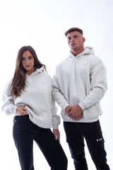 Move in Silence Hoodie – Oat Grey - Oversized