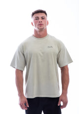 Earned Not Given T-Shirt – Legacy Edition – White Apricot - Oversized