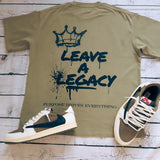 Leave a Legacy T-Shirt – Legacy Edition – Khaki - Oversized