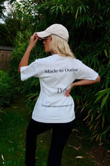 Made to Outlast T-Shirt – First Edition – White - Oversized