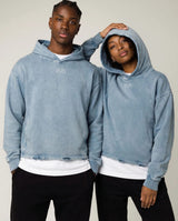 Legacy - Vintage Washed Cropped Hoodie - Blue