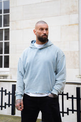 Legacy - Vintage Washed Cropped Hoodie - Blue