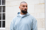 Legacy - Vintage Washed Cropped Hoodie - Blue