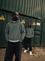 Legacy Vintage Washed Hoodie - Slate Green