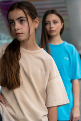 Fearless and Focused T-Shirt – Kids Edition – Light Brown - Oversized