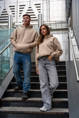 Built on Purpose Hoodie – First Edition Grey Apricot -Oversized