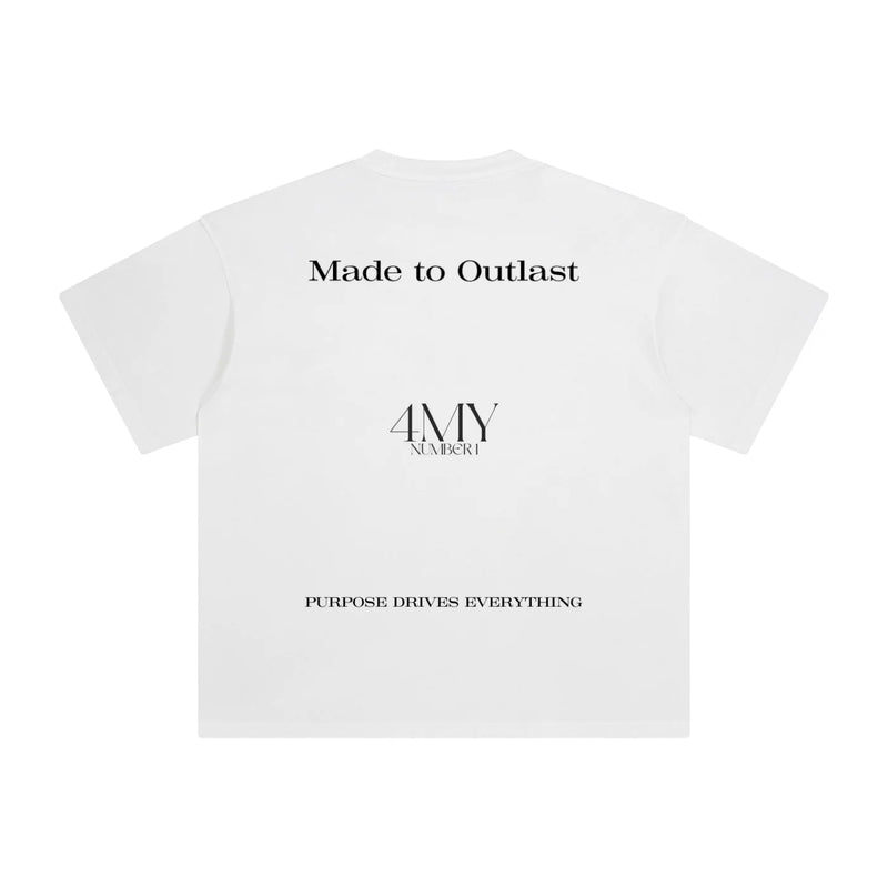 Made to Outlast T-Shirt – First Edition – White - Oversized
