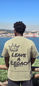 Leave a Legacy T-Shirt – Legacy Edition – Grey Green - Oversized