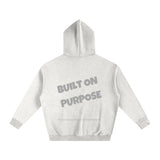 Built on Purpose Hoodie – Oat Grey - Oversized