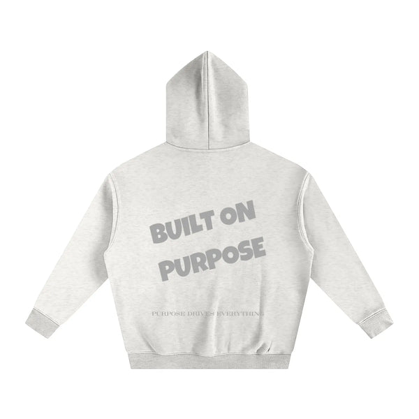 Built on Purpose Hoodie – Oat Grey - Oversized