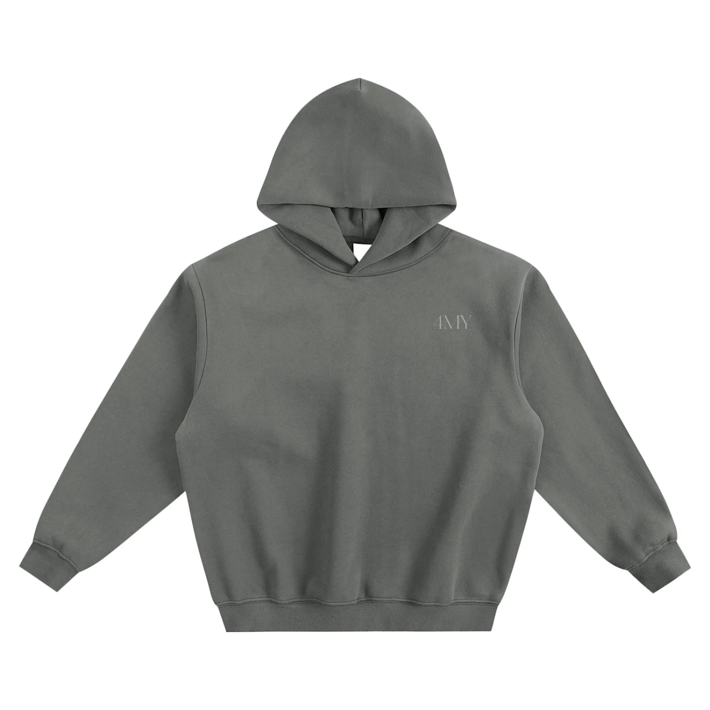 Move in Silence Fleece Boxy Hoodie – First Edition Grey