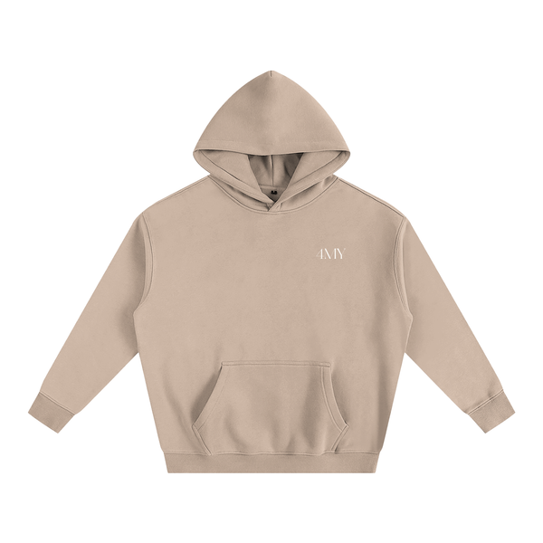 Move in Silence Hoodie – First Edition Grey Apricot -Oversized