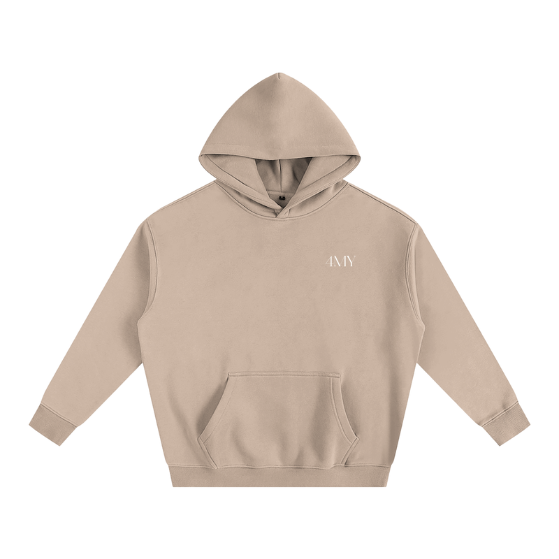 Move in Silence Hoodie – First Edition Grey Apricot -Oversized