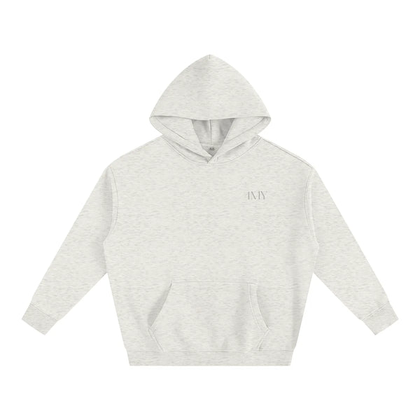 Move in Silence Hoodie – Oat Grey - Oversized