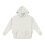 Move in Silence Hoodie – Oat Grey - Oversized