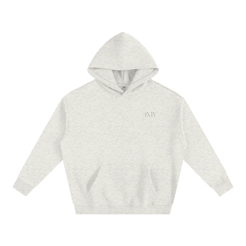 Move in Silence Hoodie – Oat Grey - Oversized