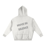 Move in Silence Hoodie – Oat Grey - Oversized