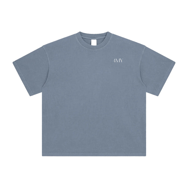 Move in Silence T-Shirt – First Edition – Grey Blue - Oversized