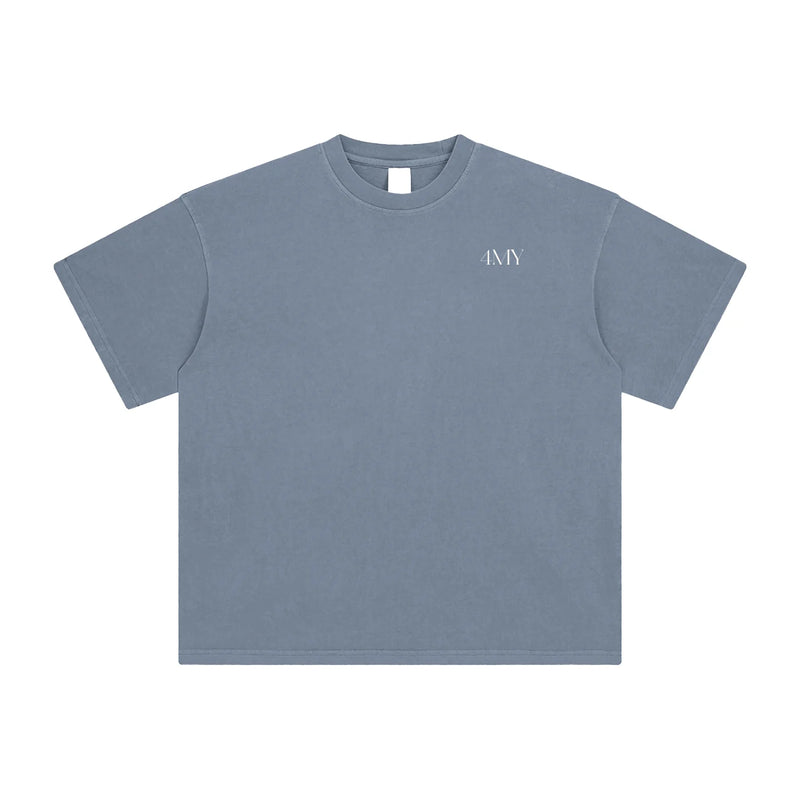 Move in Silence T-Shirt – First Edition – Grey Blue - Oversized