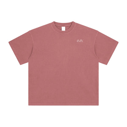 Move in Silence T-Shirt – First Edition – Brick Red - Oversized