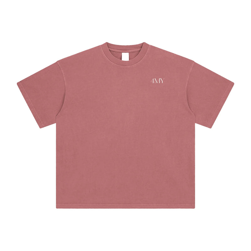 Move in Silence T-Shirt – First Edition – Brick Red - Oversized