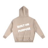 Built on Purpose Hoodie – First Edition Grey Apricot -Oversized