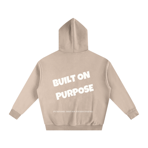 Built on Purpose Hoodie – First Edition Grey Apricot -Oversized