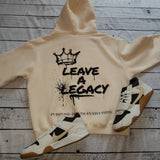 Leave a Legacy Boxy Hoodie – Cream Apricot