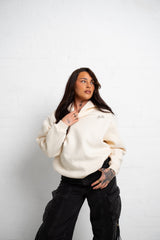 Leave a Legacy Boxy Hoodie – Cream Apricot