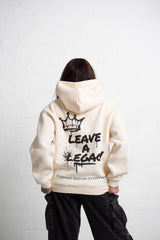 Leave a Legacy Boxy Hoodie – Cream Apricot