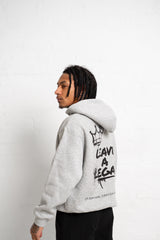 Leave a Legacy Boxy Hoodie – Flower Grey