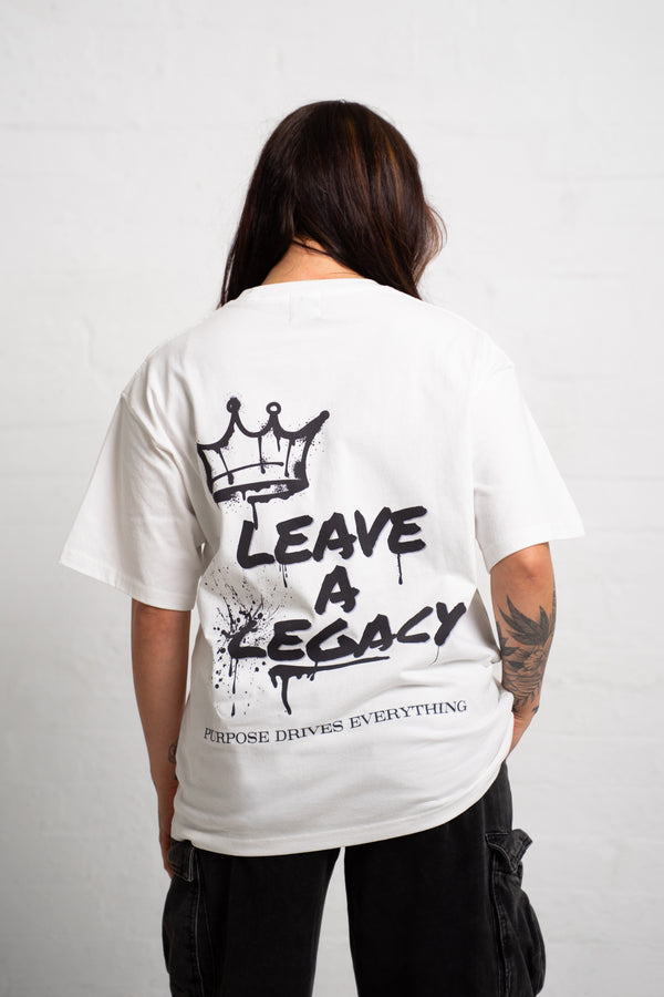 Leave a Legacy – Legacy Edition – White- Oversized