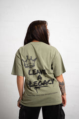 Leave a Legacy T-Shirt – Legacy Edition – Khaki - Oversized
