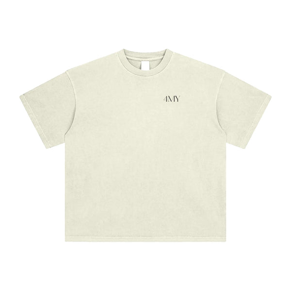 Earned Not Given T-Shirt – Legacy Edition – White Apricot - Oversized
