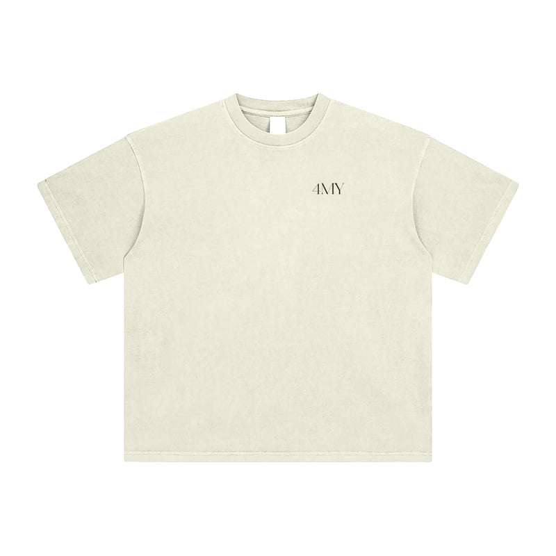 Earned Not Given T-Shirt – Legacy Edition – White Apricot - Oversized