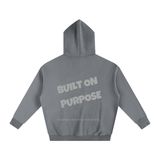Built on Purpose Hoodie – First Edition Grey - Oversized