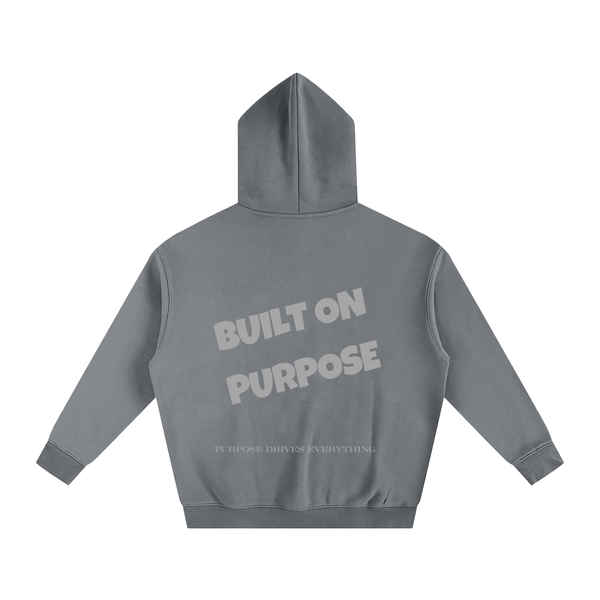 Built on Purpose Hoodie – First Edition Grey - Oversized