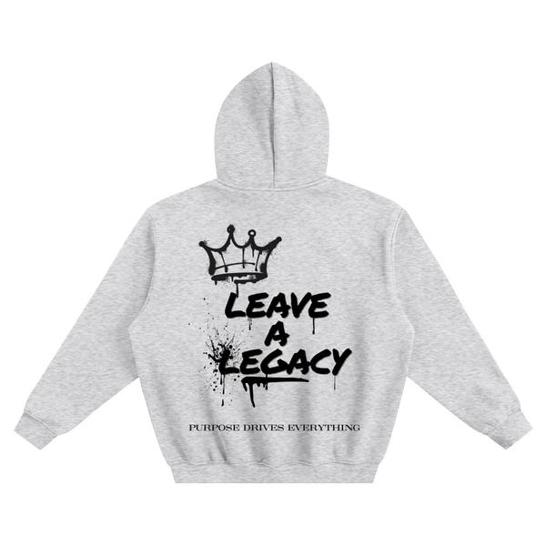 Leave a Legacy Boxy Hoodie – Flower Grey