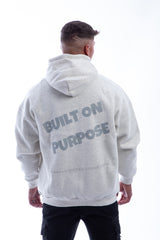 Built on Purpose Hoodie – Oat Grey - Oversized