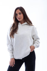 Move in Silence Hoodie – Oat Grey - Oversized