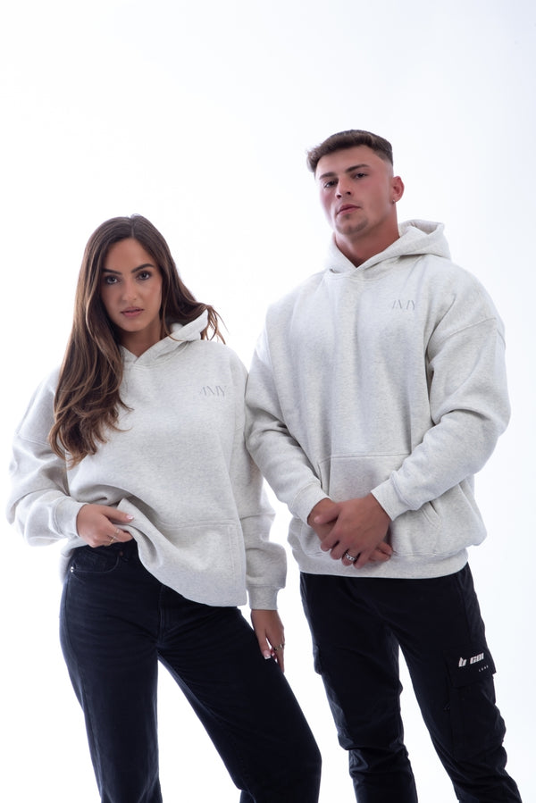 Built on Purpose Hoodie – Oat Grey - Oversized