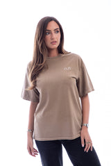 Earned Not Given T-Shirt – Legacy Edition – Stone Brown - Oversized