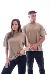 Earned Not Given T-Shirt – Legacy Edition – Stone Brown - Oversized